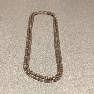 Silver Color Rounded Necklace